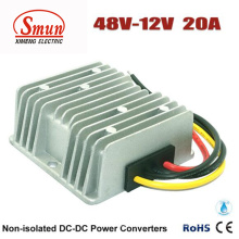 Impermeável DC DC 48V a 12V 20A Buck Power Converter